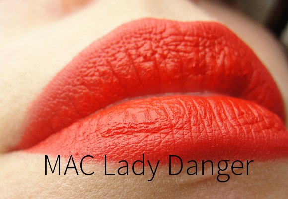orange red lipsticks